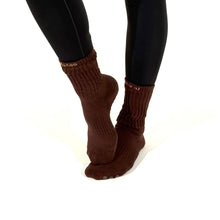 Load image into Gallery viewer, Natural Pilates Grip Crew Socks