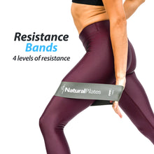 Load image into Gallery viewer, Natural Pilates Resistance Bands (Set of 4)
